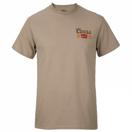 Coors Sunset in Golden Colorado Sandy Colorway Front/Back Print T-Shirt